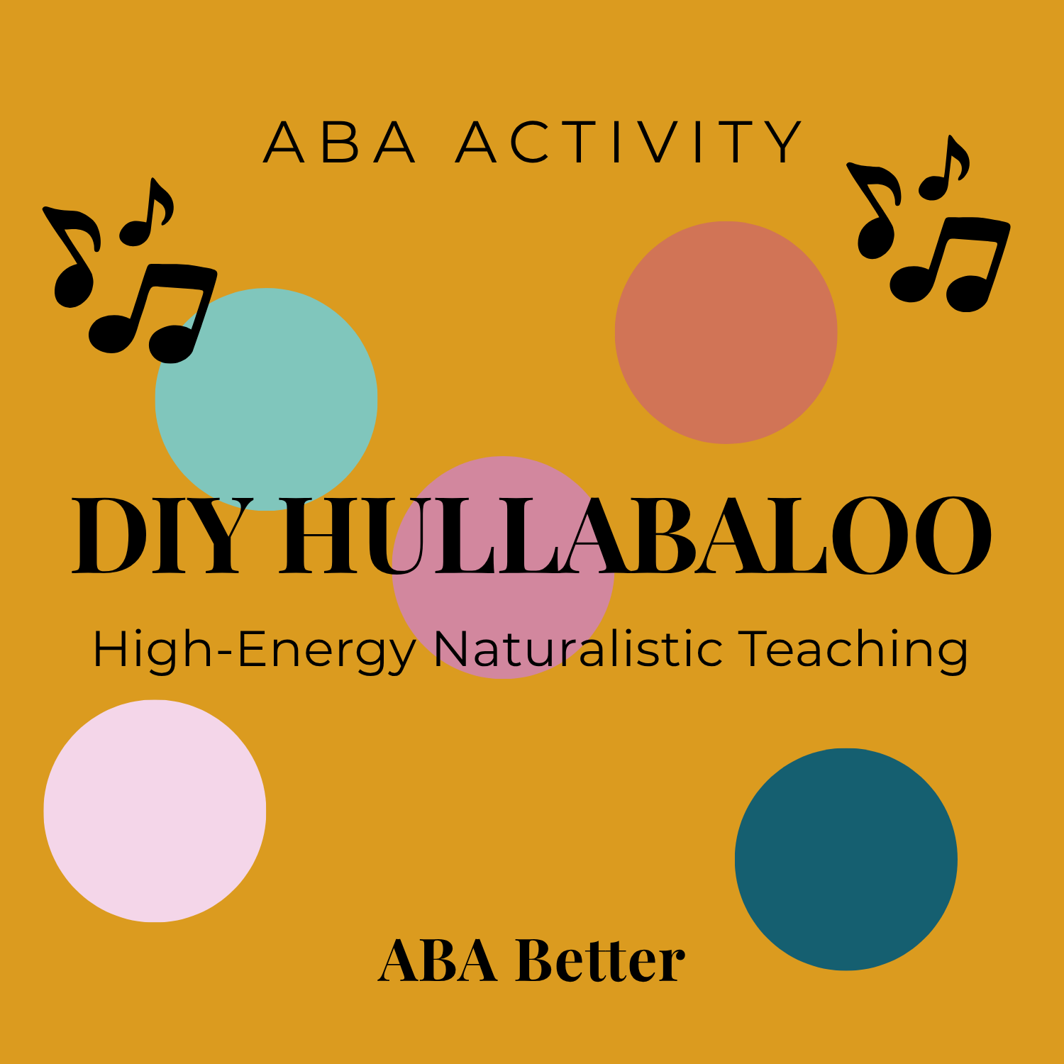 ABA activity DIY Hullabaloo setup for ABA session